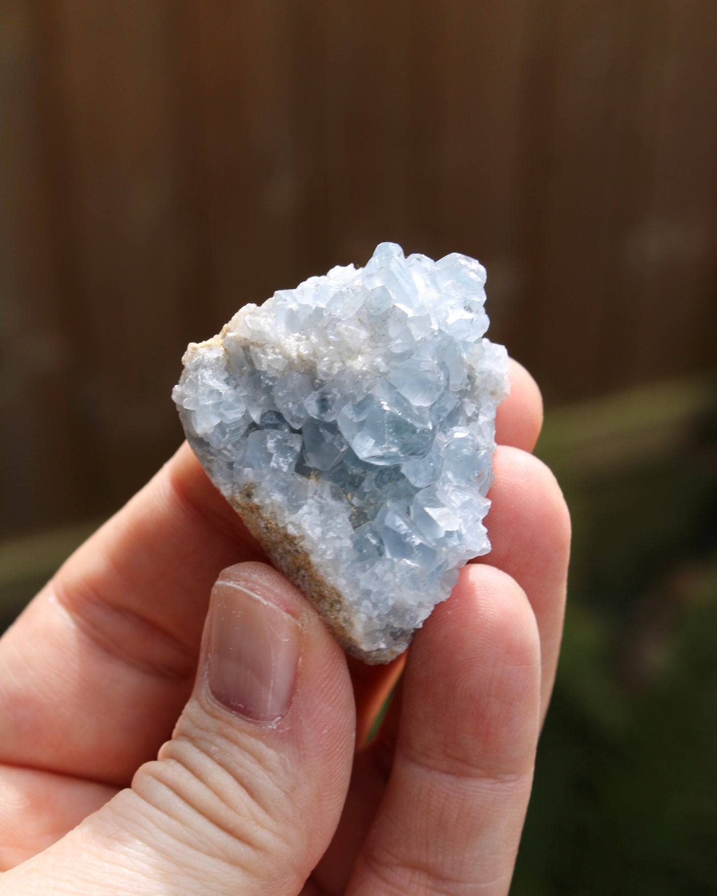 Celestite Natural Small Crystal Cluster