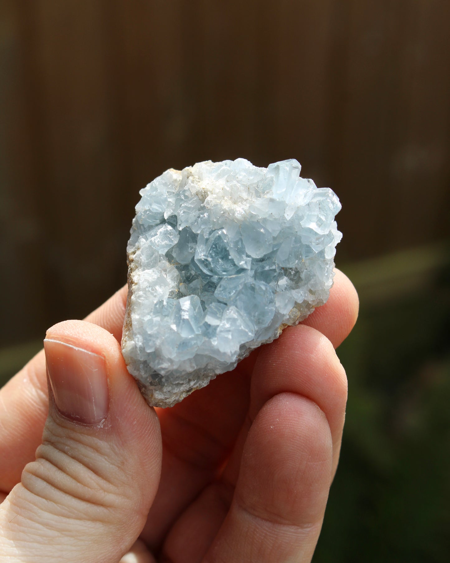 Celestite Natural Small Crystal Cluster