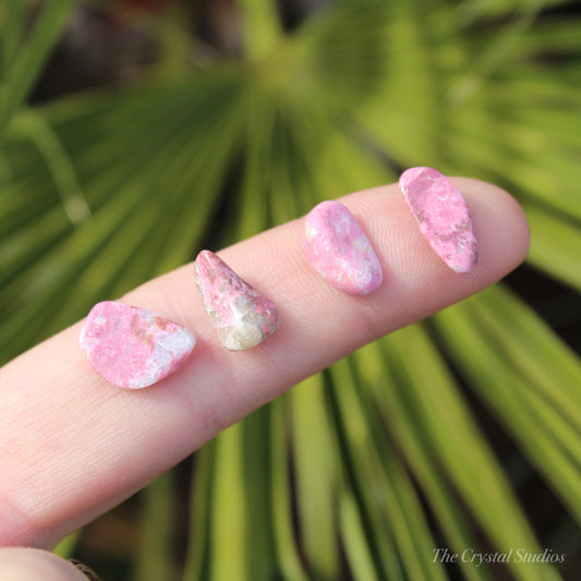 Thulite Small Polished Crystal Tumblestone Set