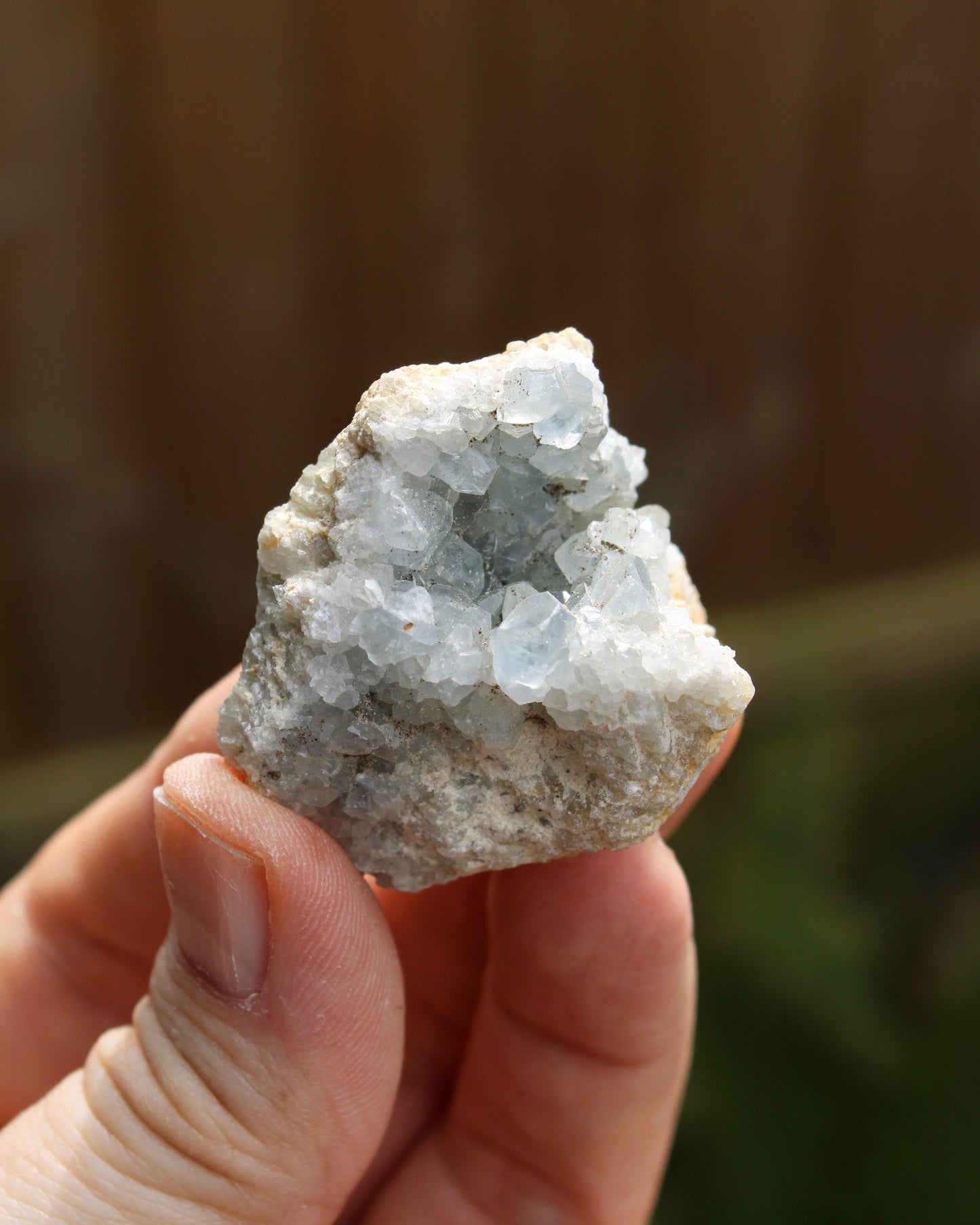 Celestite Natural Small Crystal Cluster