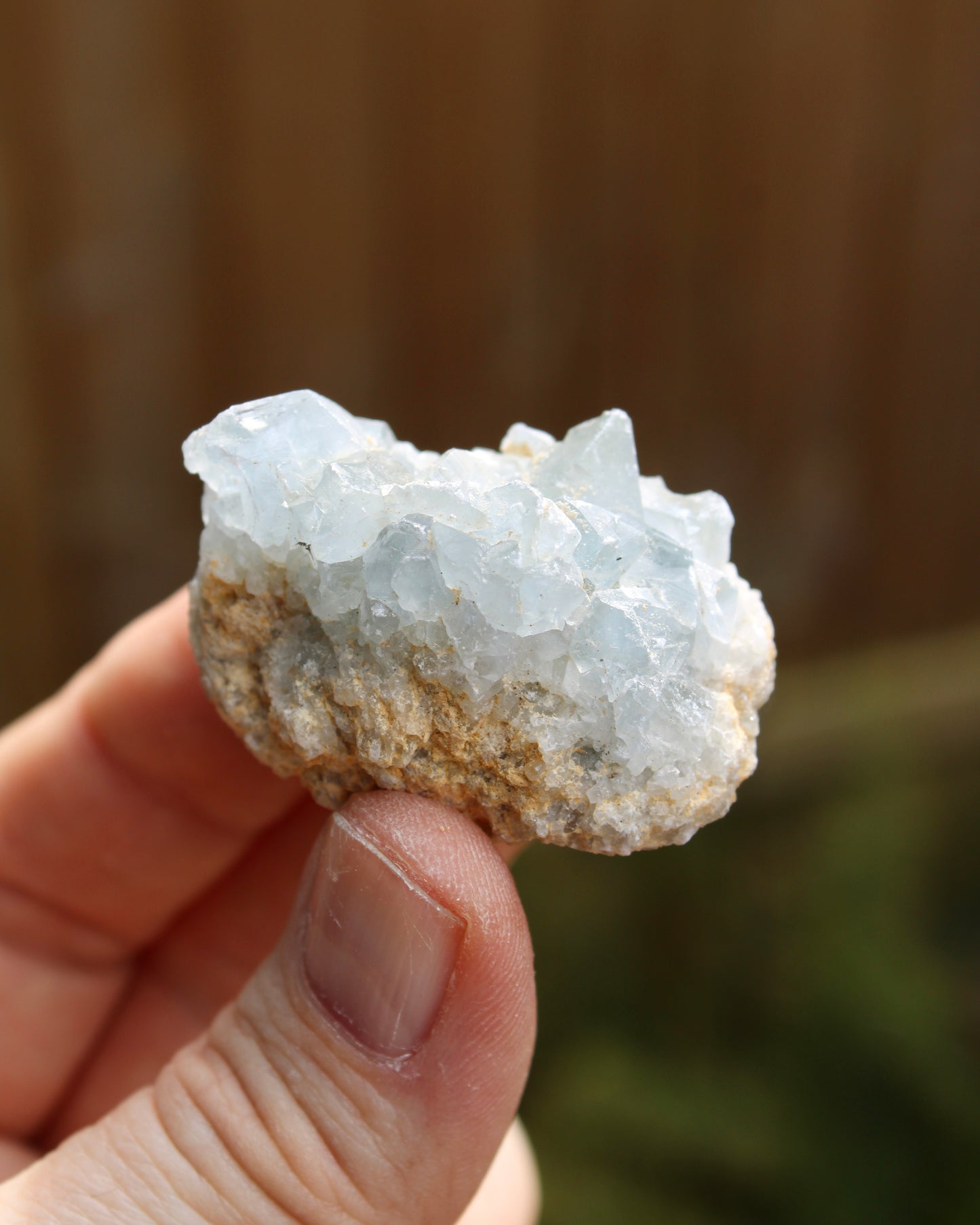 Celestite Natural Small Crystal Cluster