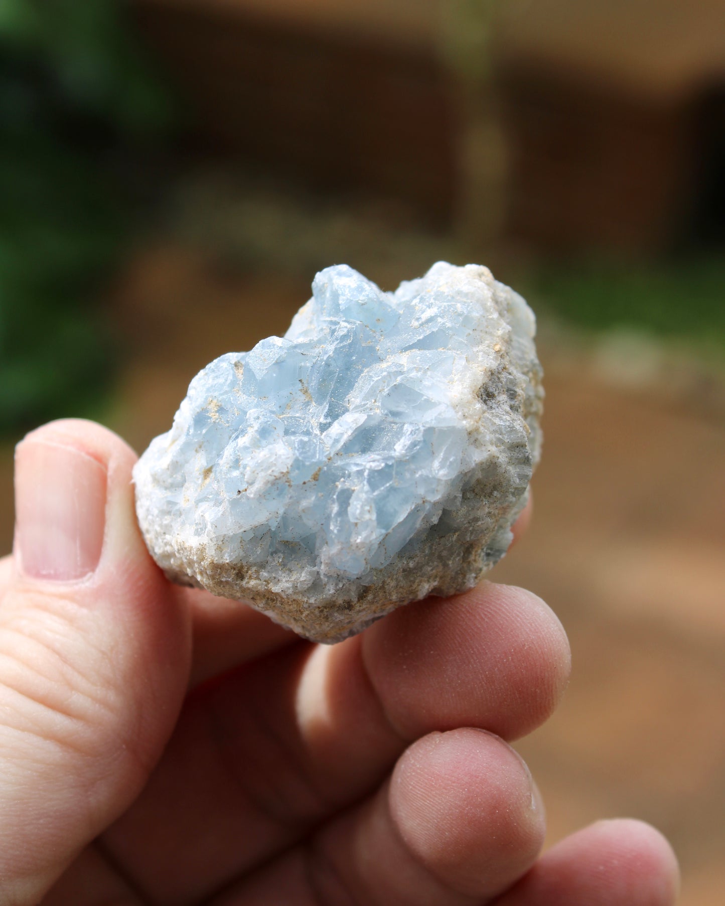 Celestite Natural Small Crystal Cluster