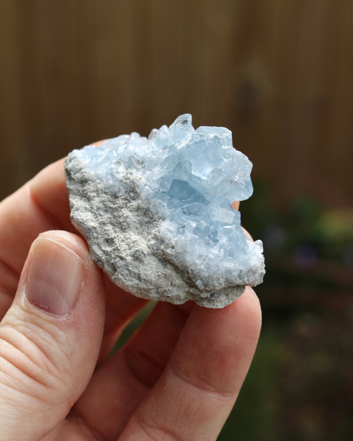 Celestite Natural Small Crystal Cluster