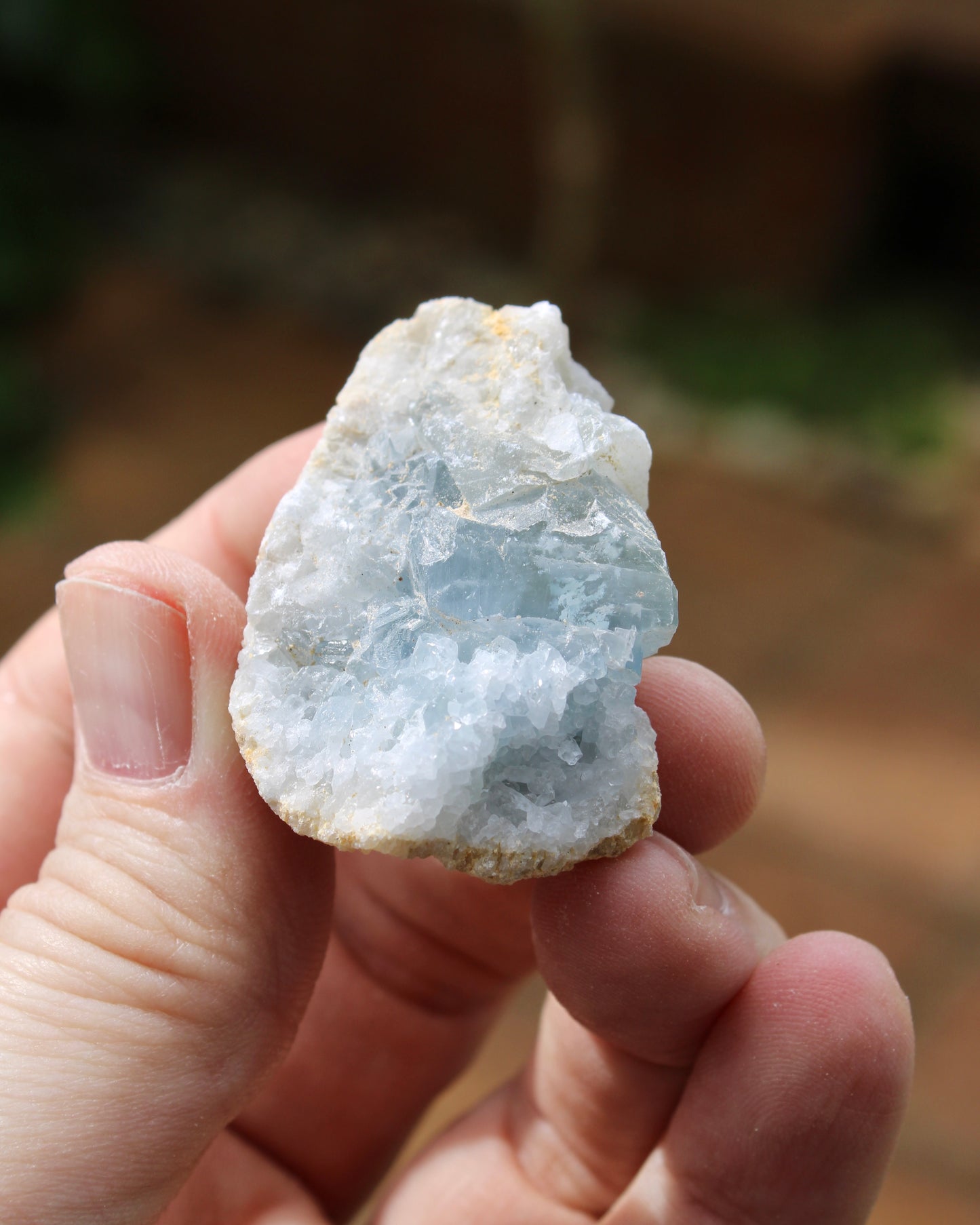 Celestite Natural Small Crystal Cluster