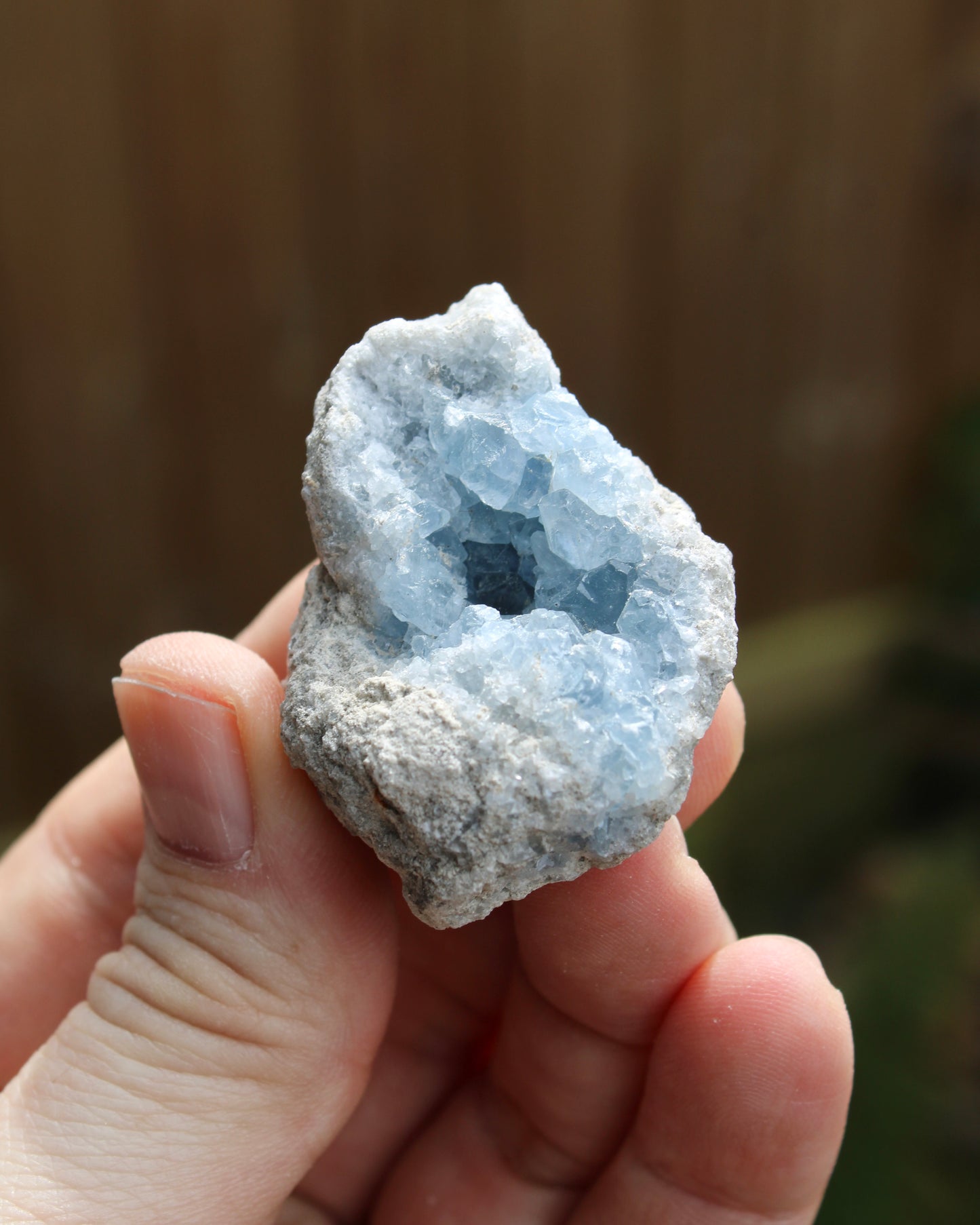 Celestite Natural Small Crystal Cluster