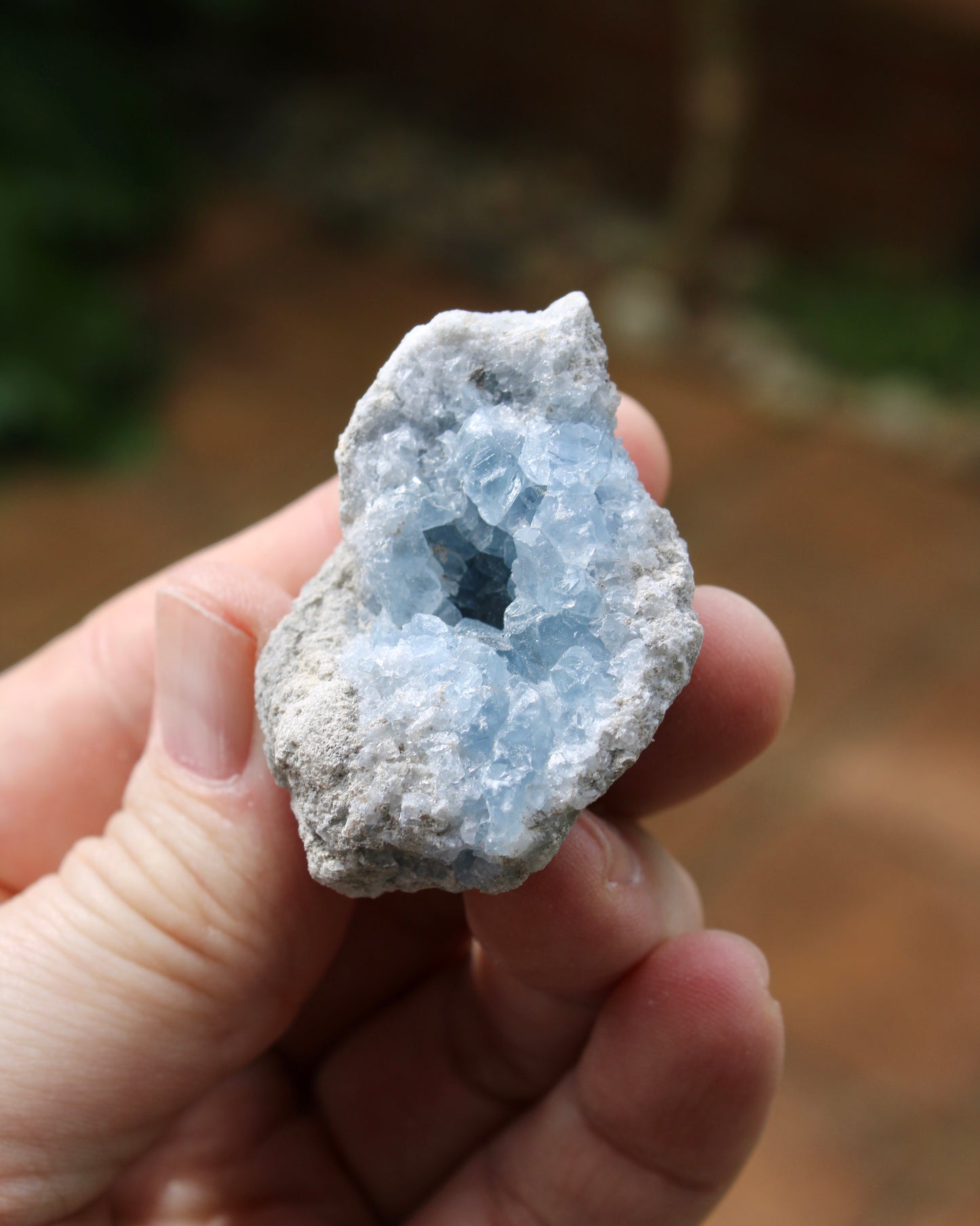 Celestite Natural Small Crystal Cluster