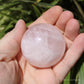 Rose Quartz Medium Polished Crystal Sphere