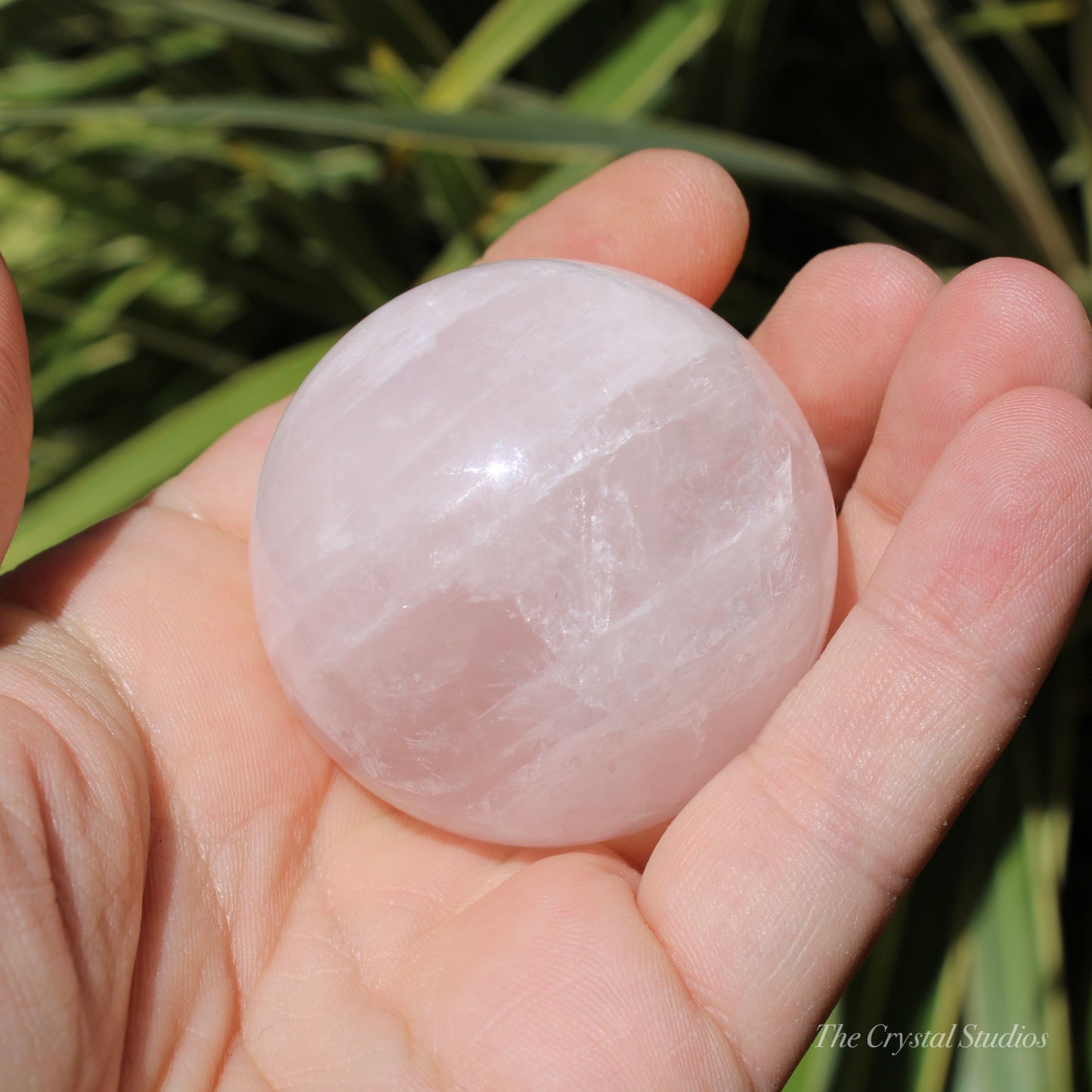 Rose Quartz Medium Polished Crystal Sphere