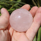 Rose Quartz Medium Polished Crystal Sphere