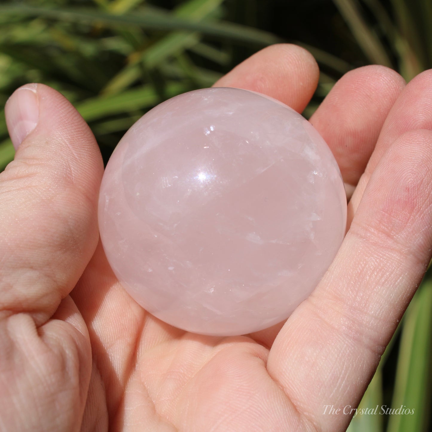 Rose Quartz Medium Polished Crystal Sphere