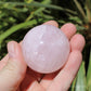 Rose Quartz Medium Polished Crystal Sphere