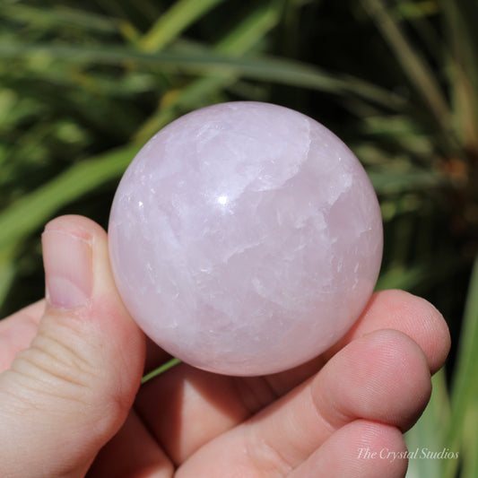 Rose Quartz Medium Polished Crystal Sphere