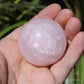 Rose Quartz Medium Polished Crystal Sphere