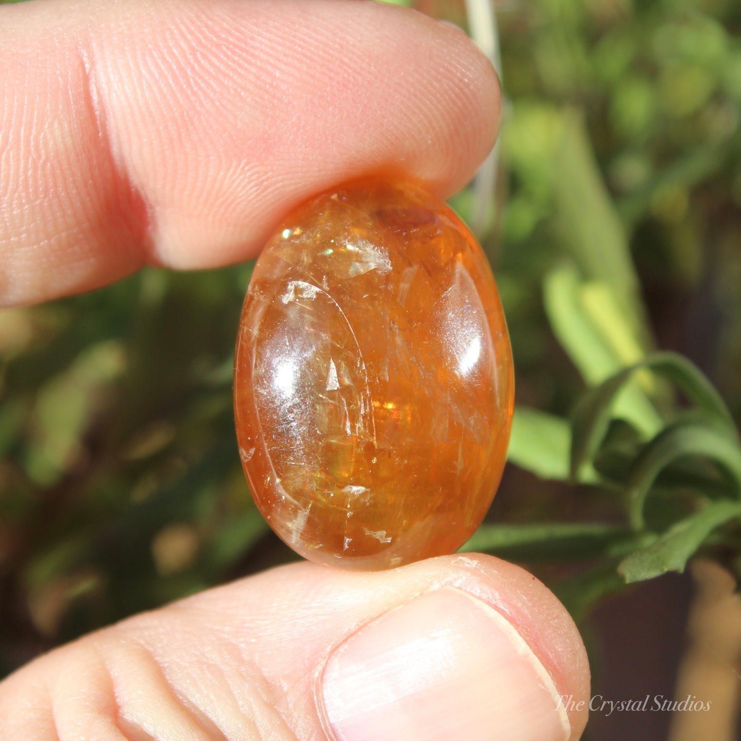 Honey Calcite Polished Crystal Tumblestone