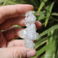 Apophyllite Stalactite on Blue Chalcedony Natural Crystal Cluster