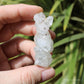 Apophyllite Stalactite on Blue Chalcedony Natural Crystal Cluster