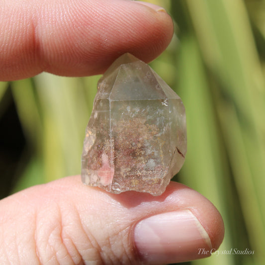 Red Phantom Quartz Small Natural Point