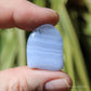 Blue lace Agate Large Polished Crystal Tumblestone