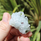 Apophyllite on Blue Chalcedony Natural Crystal Cluster