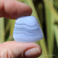 Blue lace Agate Large Polished Crystal Tumblestone