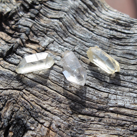 Tibetan Clear Quartz Natural Crystal Point Set