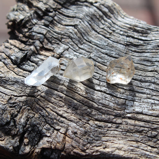 Tibetan Clear Quartz Natural Crystal Point Set