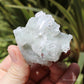 Apophyllite on Blue Chalcedony Natural Crystal Cluster