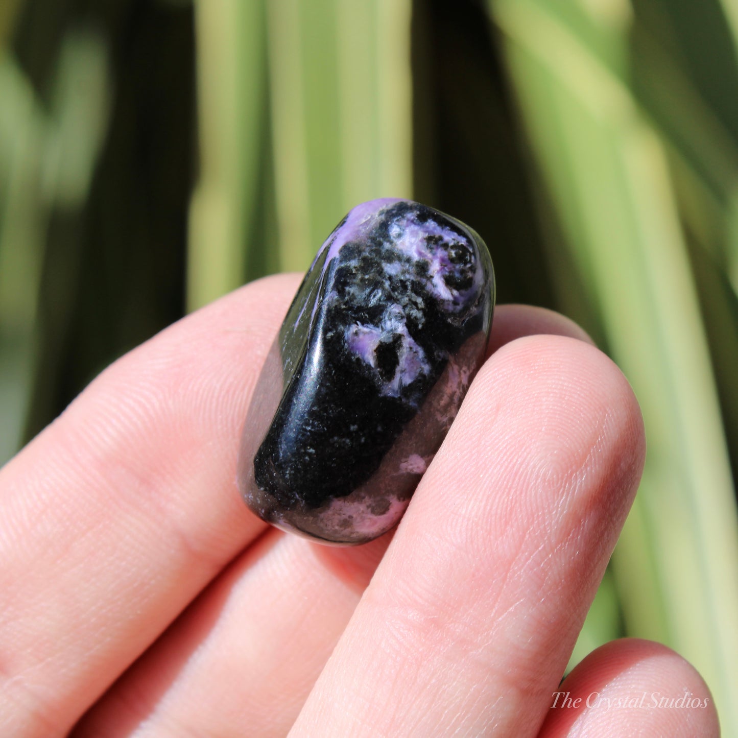 Charoite Polished Crystal Tumblestone