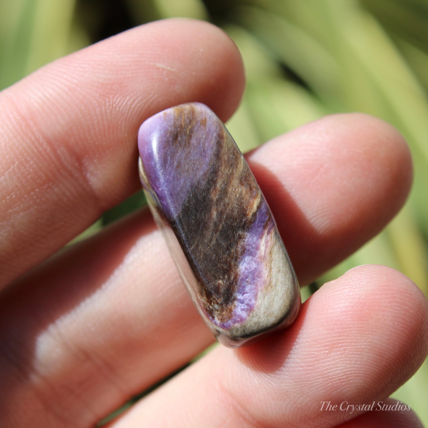 Charoite Polished Crystal Tumblestone