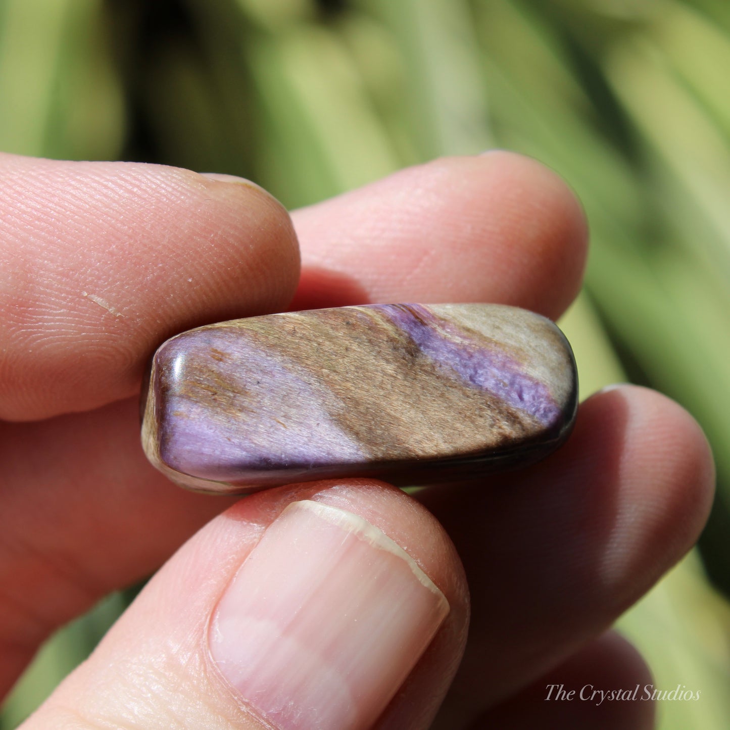 Charoite Polished Crystal Tumblestone