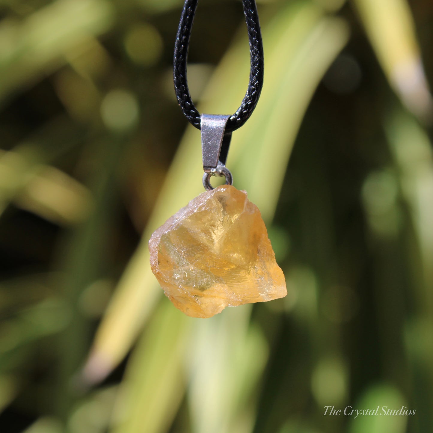 Citrine Natural Crystal Pendant