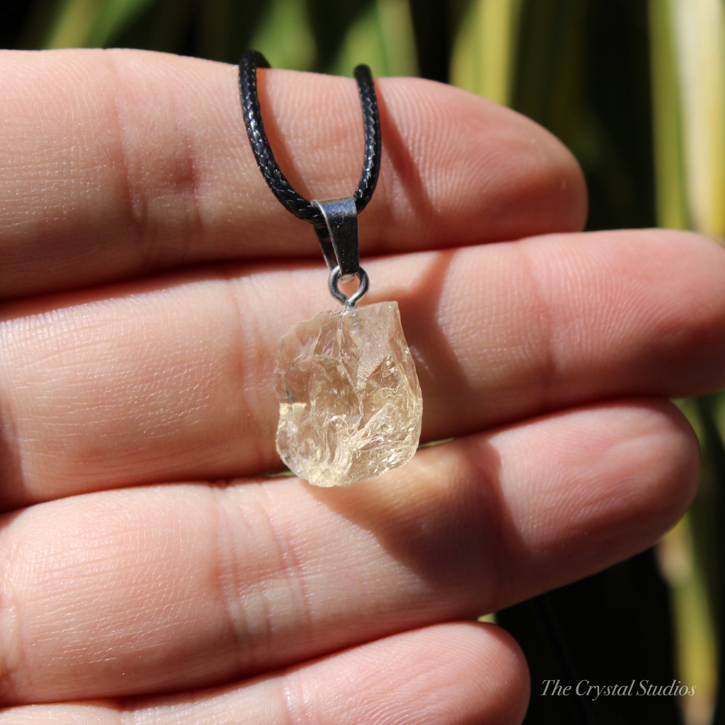 Citrine Natural Crystal Pendant