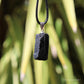 Black Tourmaline Natural Crystal Pendant