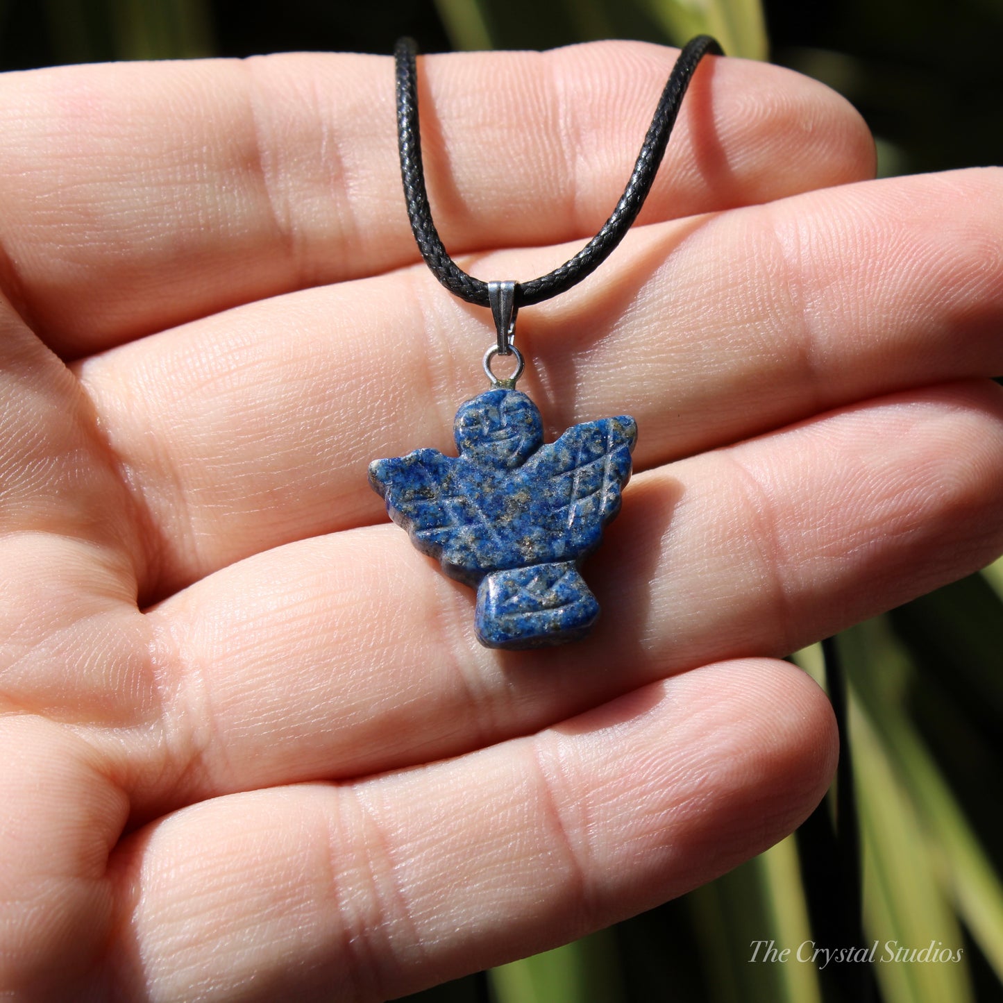 Lapis Lazuli Angel Crystal Pendant