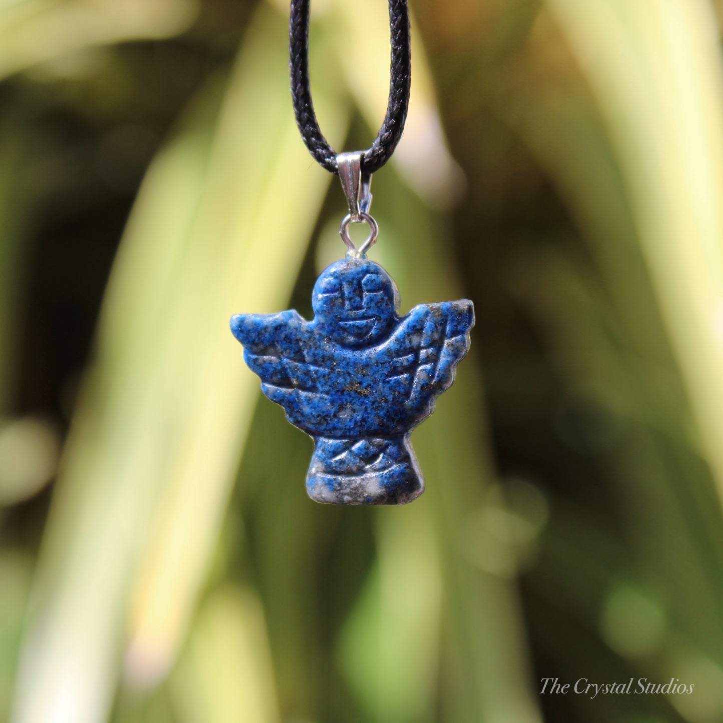 Lapis Lazuli Angel Crystal Pendant