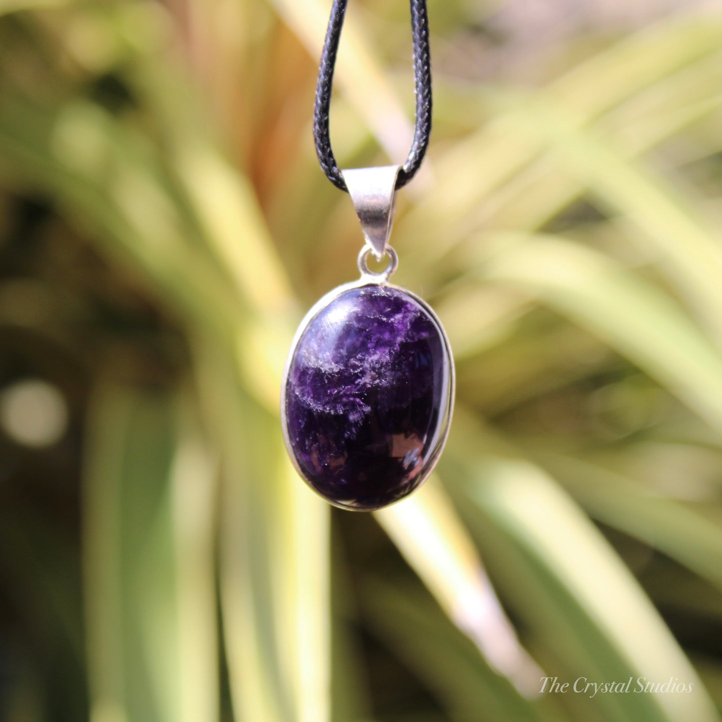 Amethyst Classic Silver Plated Pendant