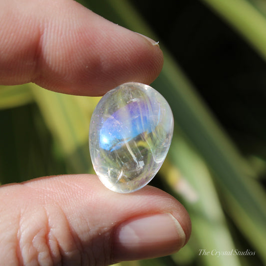 Angel Aura Quartz Polished Crystal Tumblestone