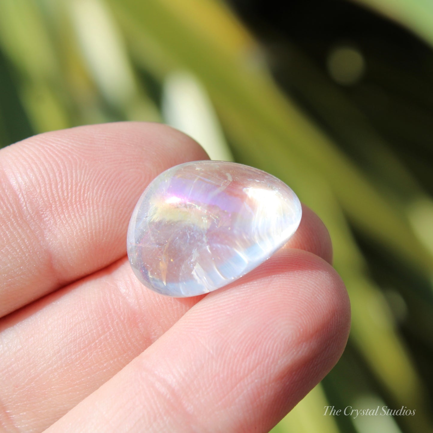 Angel Aura Quartz Polished Crystal Tumblestone