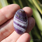 Chevron Amethyst Polished Cabochon Crystal