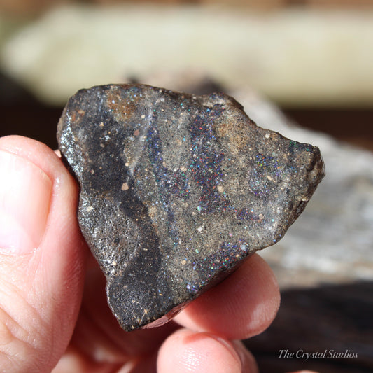 Honduran Black Opal Part Polished Crystal