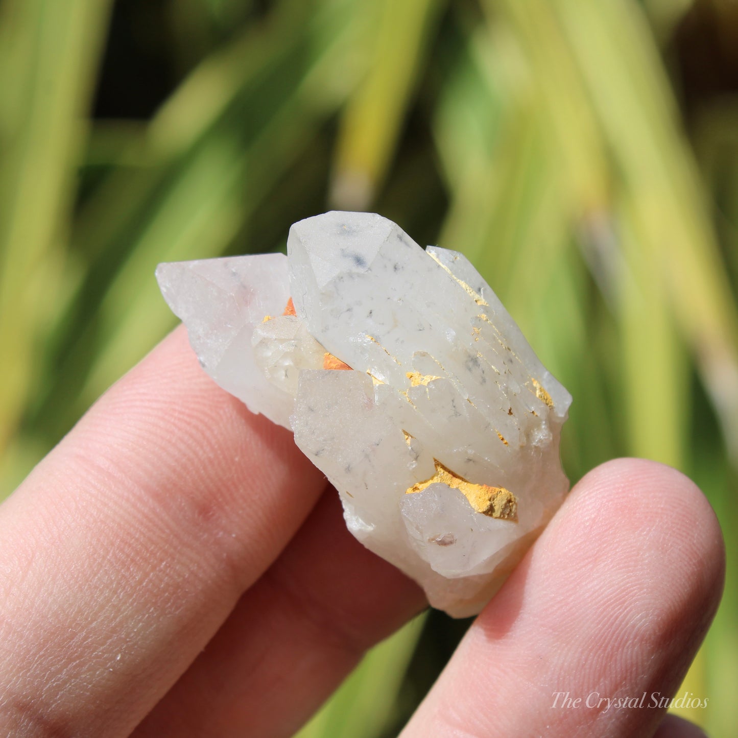 Holldanite Quartz Natural Cluster Crystal