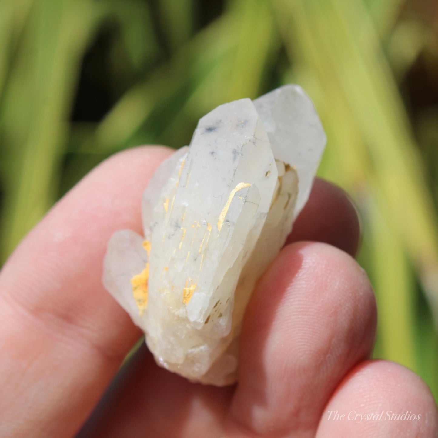 Holldanite Quartz Natural Cluster Crystal