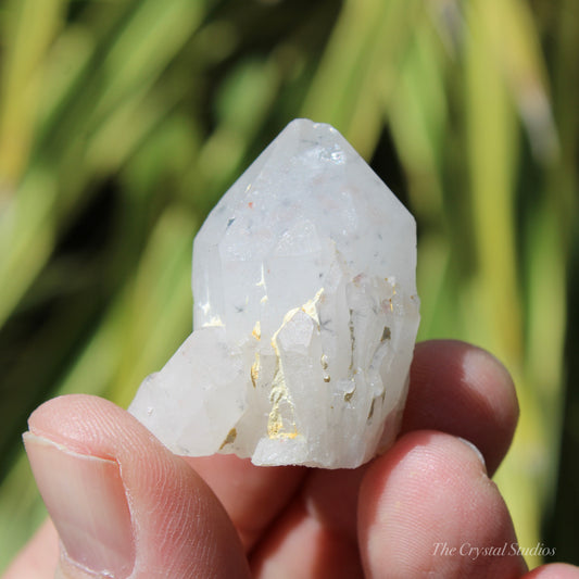 Holldanite Quartz Natural Point Crystal