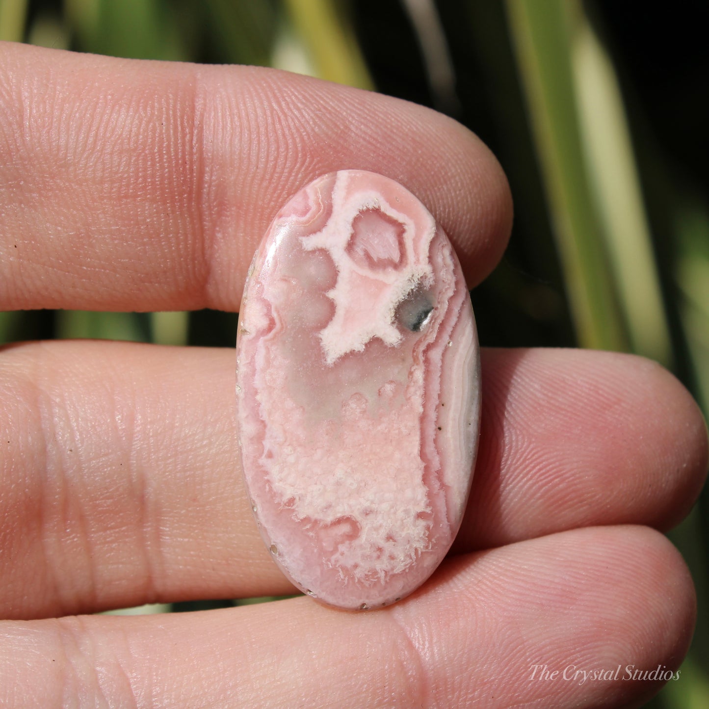 Rhodochrosite Polished Crystal Cabochon