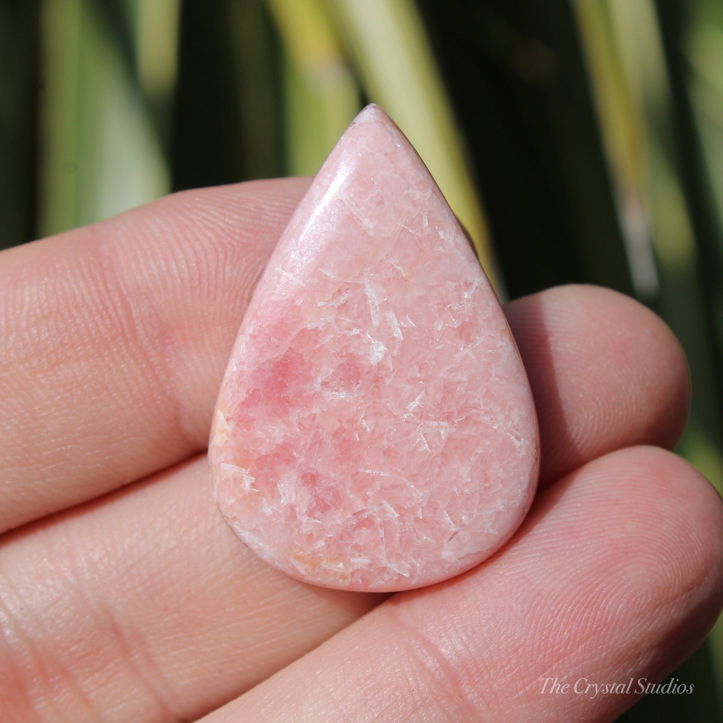 Rhodochrosite Polished Crystal Cabochon