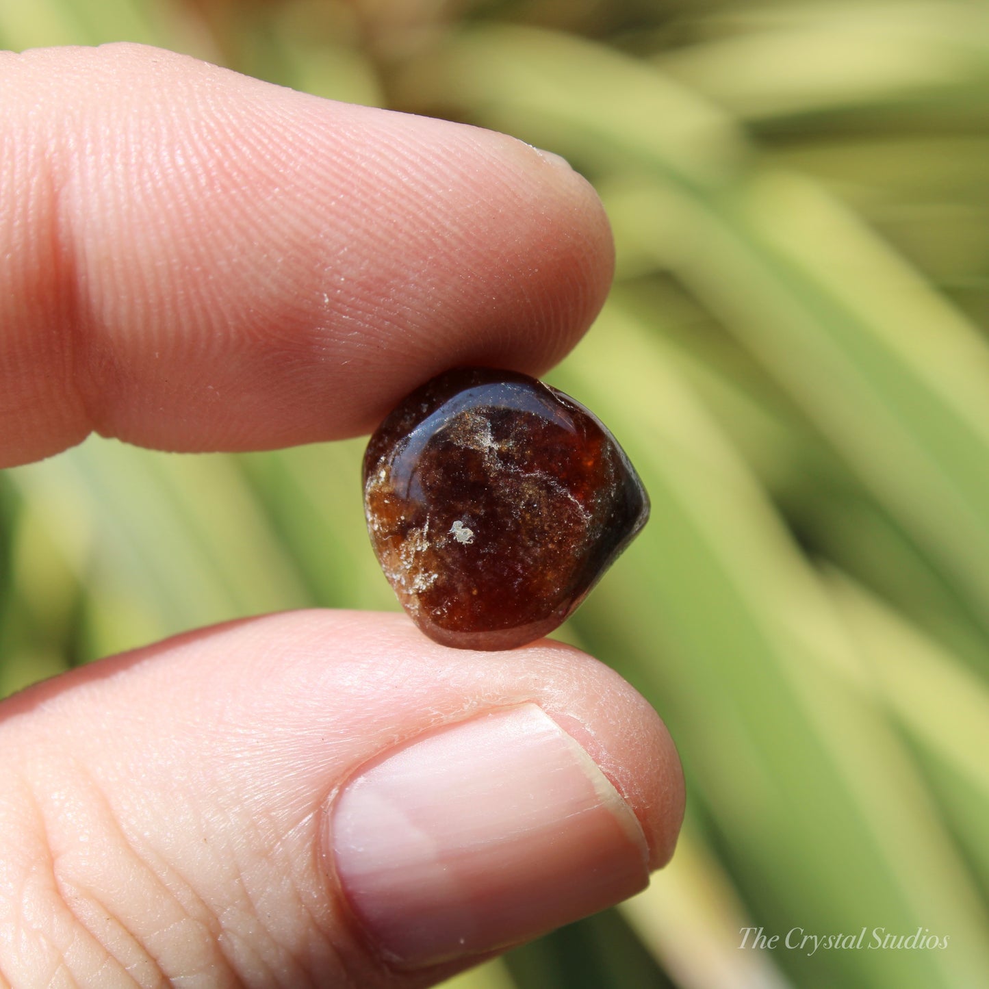 Spessartine Garnet Small Polished Crystal Tumblestone