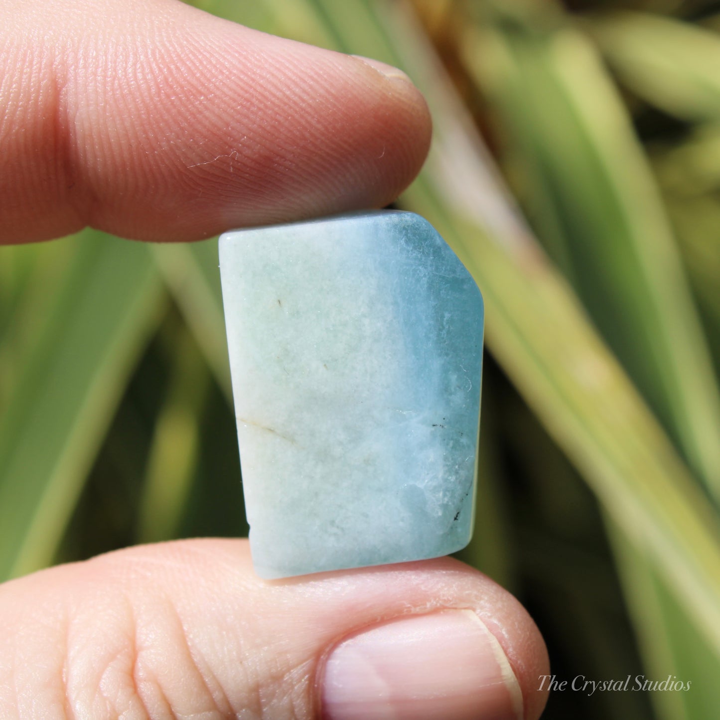 Aquamarine Small Crystal Polished Freeform