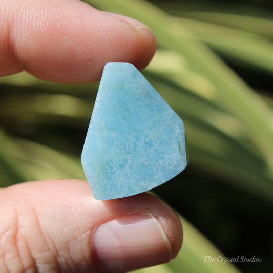 Aquamarine Small Crystal Polished Freeform