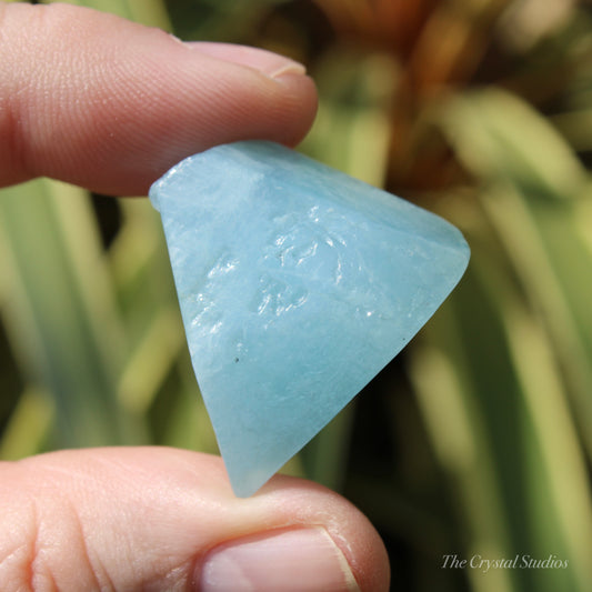 Aquamarine Small Crystal Polished Freeform