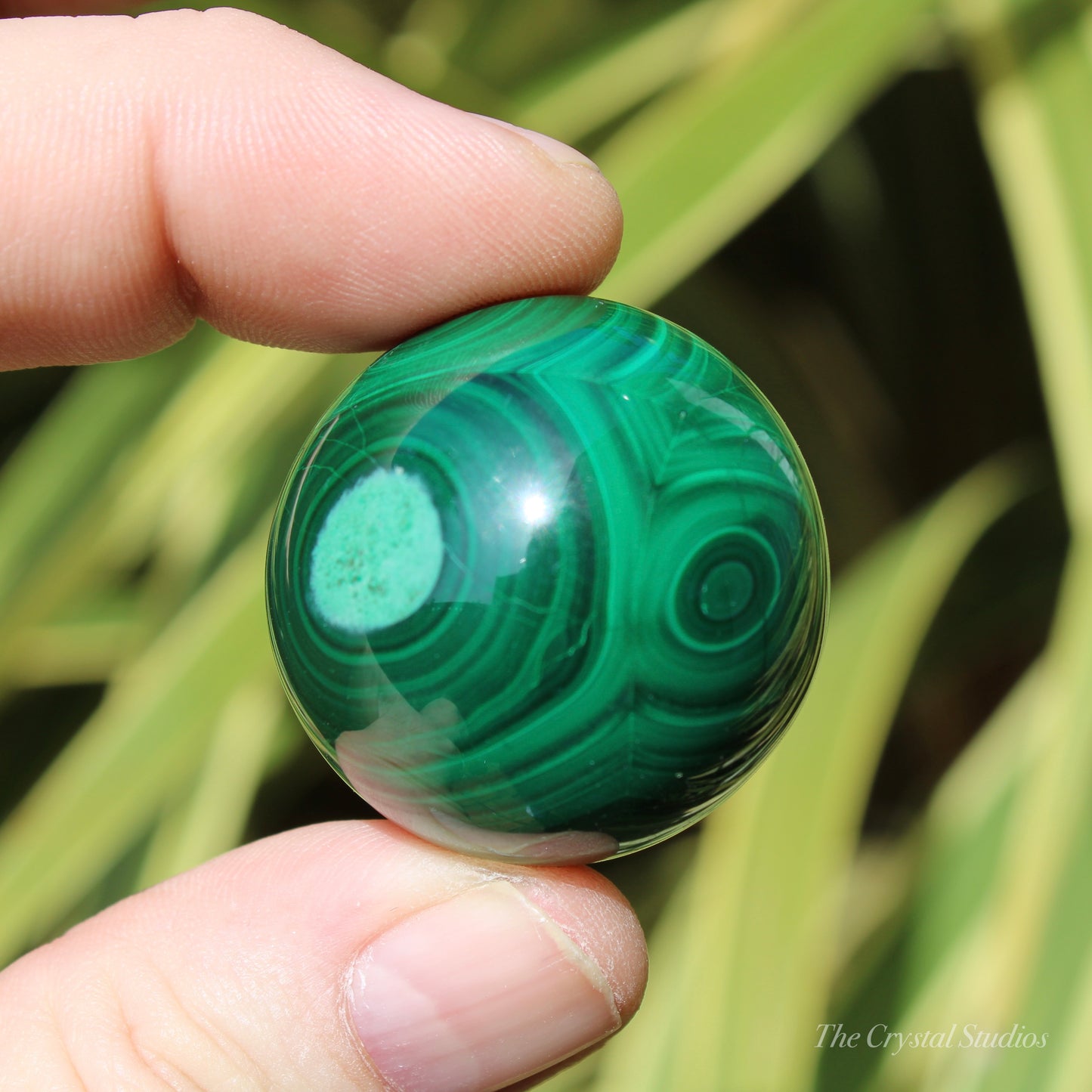 Malachite Polished Crystal Sphere